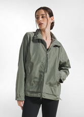 BONDED NYLON JACKET - GREEN - SAGE GREEN | DEHA