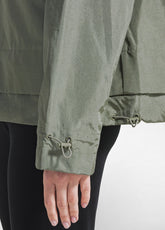 BONDED NYLON JACKET - GREEN - SAGE GREEN | DEHA