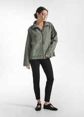 BONDED NYLON JACKET - GREEN - SAGE GREEN | DEHA