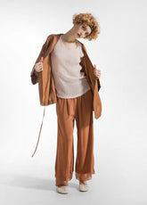 CANOTTA IN VISCOSA E SETA ROSA - LIGHT PINK | DEHA