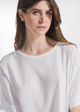 BLUSA IN MUSSOLA DI VISCOSA BIANCO - WHITE | DEHA