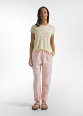 LEINENHOSE MIT FADE-EFFEKT - PINK - Hosen - Outlet | DEHA