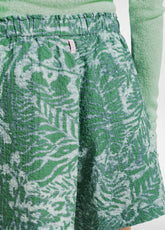 ALLOVER SEERSUCKER SHORTS - GREEN - Bermuda shorts - Outlet | DEHA