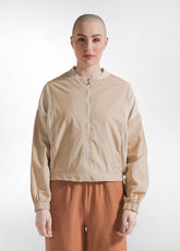 PARACHUTE POPLIN BOMBER JACKET - BEIGE - BEIGE | DEHA