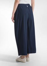 PARACHUTE POPLIN BAGGY PANTS - BLUE - BLUE NIGHT | DEHA