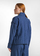 KIMONO IN DENIM CON LEGGERA IMBOTTITURA BLU - BLUE DENIM | DEHA