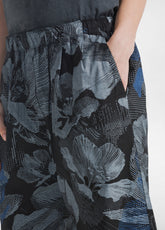 ALLOVER POPLIN RELAXED PANTS - BLACK - Pants - Outlet | DEHA