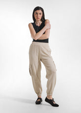 CARGO SWEATPANTS - BEIGE - Pants - Outlet | DEHA