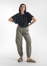 CARGO SWEATPANTS - GREEN - Pants - Outlet | DEHA