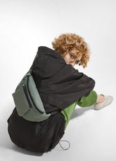 MARSUPIO IN NYLON VERDE - SAGE GREEN | DEHA