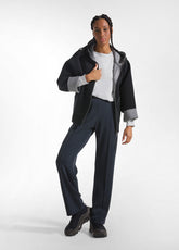 STRAIGHT TROUSERS IN BLACK SOFT TOUCH MODAL - DEHA ESSENTIALS | DEHA