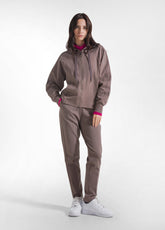 MILAN STITCH HOODIE MIT REISSVERSCHLUSS UND GRAUER KAPUZE - Strickwaren - Outlet | DEHA