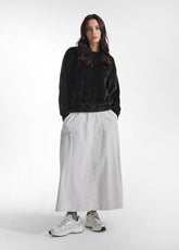 FELPA GIROCOLLO NERO - BLACK | DEHA