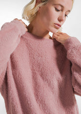 ROSA SWEATSHIRT MIT RUNDHALSAUSSCHNITT - PINK | DEHA