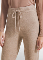 PANTALONE IN MAGLIA LUREX BEIGE - Outlet | DEHA
