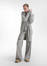 PANTALONE IN MAGLIA LUREX GRIGIO - GREY MELANGE | DEHA