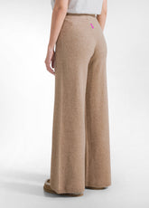 PANTALONE IN MAGLIA LUREX BEIGE - BEIGE | DEHA