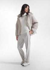 PADDED NYLON JACKET WITH HOOD GREY - Jacket - Outlet | DEHA