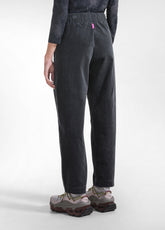 PANTALONE DRITTO IN VELLUTO STRETCH GRIGIO - LEAD | DEHA