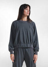 FELPA GIROCOLLO CLASSICA GRIGIO | DEHA