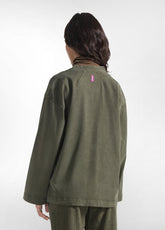 GREEN KIMONO JACKET - CAMO GREEN | DEHA