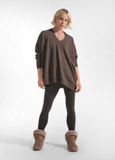 LEGGINGS IN SCUBA MARRONE - Leggings & Pantaloni sportivi - Outlet | DEHA