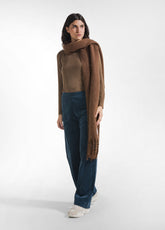 PANTALONE IN VELLUTO STRETCH BLU - Pantaloni - Outlet | DEHA