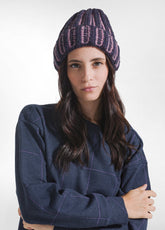 TWO-TONE WOOL AND ALPACA HAT RED - Accessories - Outlet | DEHA