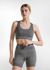 SET TOP E LEGGINGS 7/8 EFFETTO FADE NERO - | DEHA