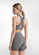 SET TOP E LEGGINGS 7/8 EFFETTO FADE NERO - | DEHA