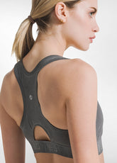 TOP SPORTIVO EFFETTO FADE NERO - FADED BLACK | DEHA