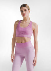 TOP SPORTIVO EFFETTO FADE ROSA - Canotte e Reggiseni sportivi | DEHA