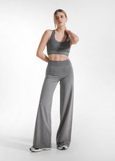 Wide Jersey Pants With Shaded Effect And Modern Cut - Other - FADED BLACK | DEHA