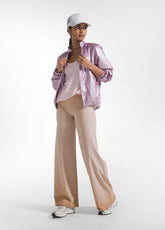 PANTALONI AMPI IN JERSEY EFFETTO SFUMATO CON TAGLIO MODERNO MARRONE - Pantaloni lunghi sportivi | DEHA