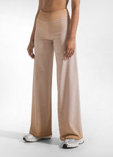 SET TOP E PANTALONI AMPI EFFETTO FADE MARRONE - | DEHA