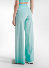 SET TOP E PANTALONI AMPI EFFETTO FADE VERDE - | DEHA