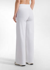 PANTALONI AMPI JERSEY STRETCH TINTA UNITA BIANCO - WHITE | DEHA