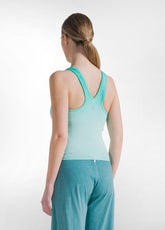 Faded Effect Racerback Top - Green - FADED GREEN | DEHA