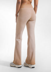 SET TOP SPORTIVO E PANTALONI JAZZ EFFETTO FADE MARRONE - | DEHA