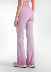 SET T-SHIRT LOOSE FIT BIANCA E PANTALONI JAZZ EFFETTO FADE ROSA - | DEHA