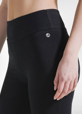 BLACK STRETCH JERSEY TOP AND JAZZ PANTS SET - | DEHA