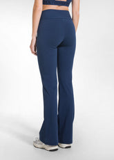STRETCH JERSEY TOP AND JAZZ PANTS SET IN BLUE - | DEHA