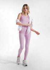 CANOTTA STRETCH EFFETTO SFUMATO CON SPALLINE LARGHE ROSA - Canotte e Reggiseni sportivi | DEHA