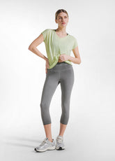 SET TOP E LEGGINGS 7/8 EFFETTO FADE NERO - | DEHA