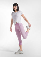 7/8 Länge Ombré Effekt Leggings Aus Stretch-Jersey - Pink - Leggings & Trainingshosen | DEHA