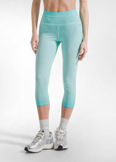 LEGGINGS 7/8 EFFETTO SFUMATO IN JERSEY STRETCH VERDE - FADED GREEN | DEHA