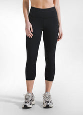 LEGGINGS STRETCH TINTA UNITA CON LUNGHEZZA 7/8 NERO - BLACK | DEHA