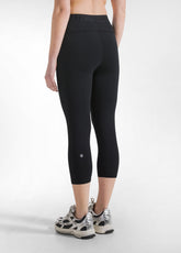 LEGGINGS STRETCH TINTA UNITA CON LUNGHEZZA 7/8 NERO - BLACK | DEHA