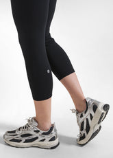 LEGGINGS STRETCH TINTA UNITA CON LUNGHEZZA 7/8 NERO - BLACK | DEHA