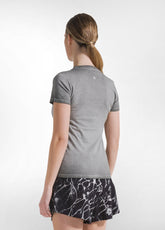 T-SHIRT EFFETTO SFUMATO IN JERSEY LEGGERO STRETCH - FADED BLACK | DEHA